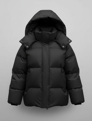 Pink Christine Brewer Josephine Cosy Puffer Jacket for Women with a high collar and quilted design, suitable for cold weather.