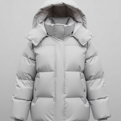 Christine Brewer Josephine cozy puffer jacket for women, featuring a stylish quilted design and warm, comfortable fit.