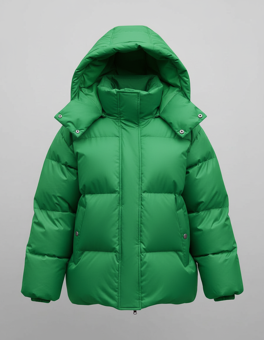 Christine Brewer Josephine Cosy Puffer Jacket for Women, stylish quilted winter coat with a snug fit and warm insulation.