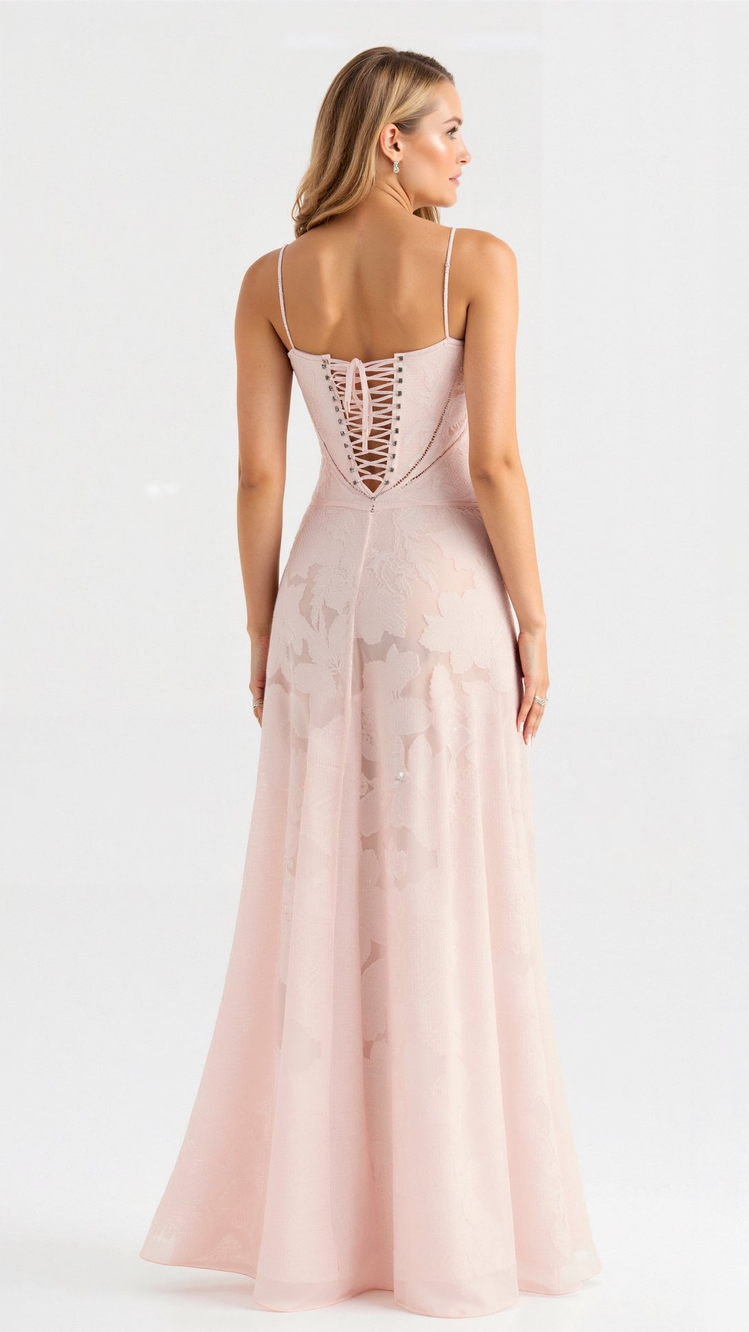 Lauren | Wedding Guest Dress Maxi Dress Women Bustier Lace Formal Cocktail Evening Flowy Fall