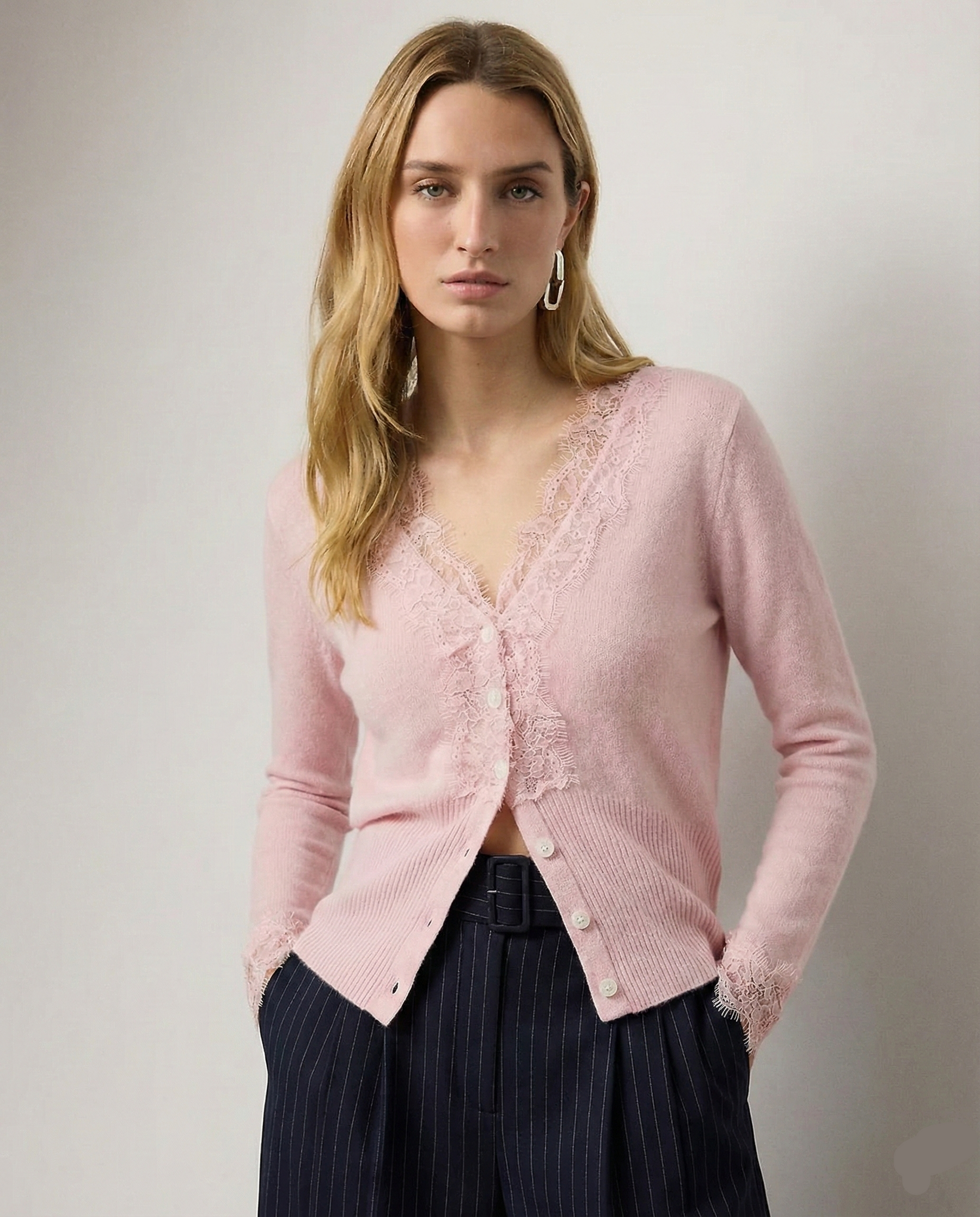 Elsa cashmere cardigan for women by Christine Brewer, featuring a cozy, soft knit in a stylish design.