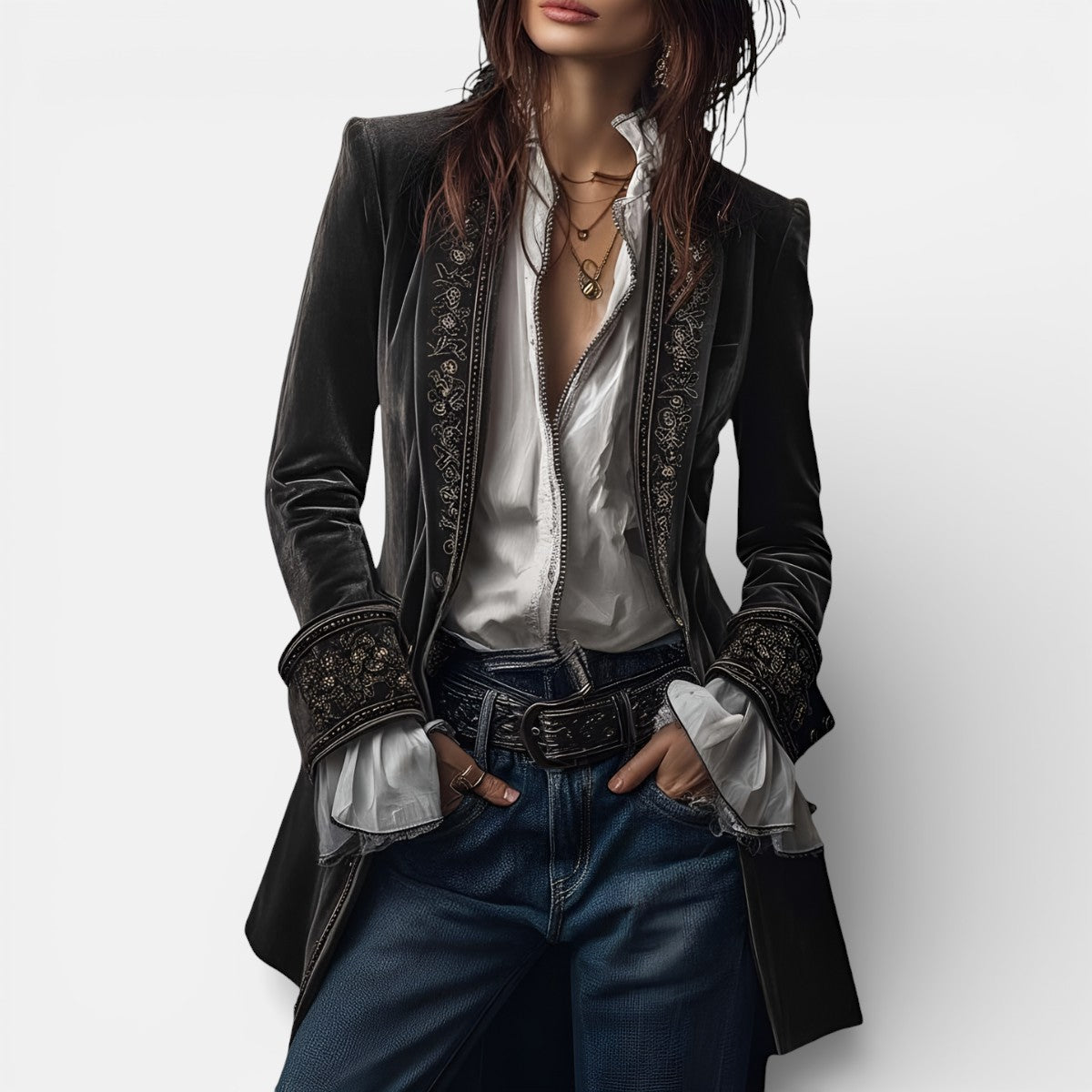 Vivian | Velvet Jacket for Women