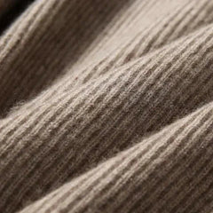 Christine Brewer Claudia women's cashmere hoodie, soft beige fabric with hood and relaxed fit, perfect for cozy casual wear.