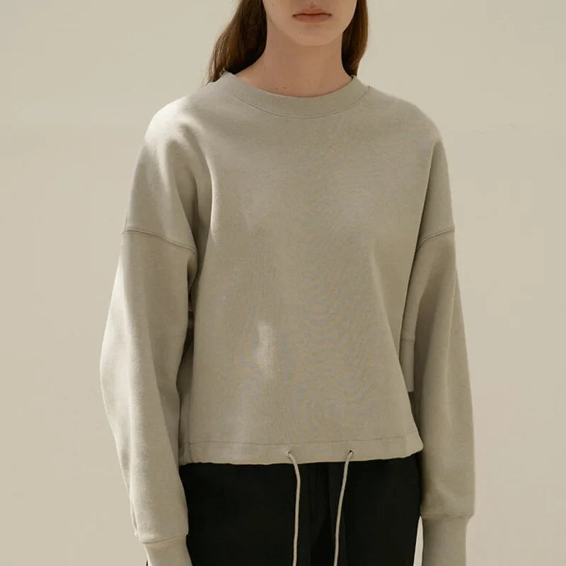 Oversized women's hoodie by Christine Brewer, featuring a comfortable sweatshirt design with a relaxed fit and cozy style.