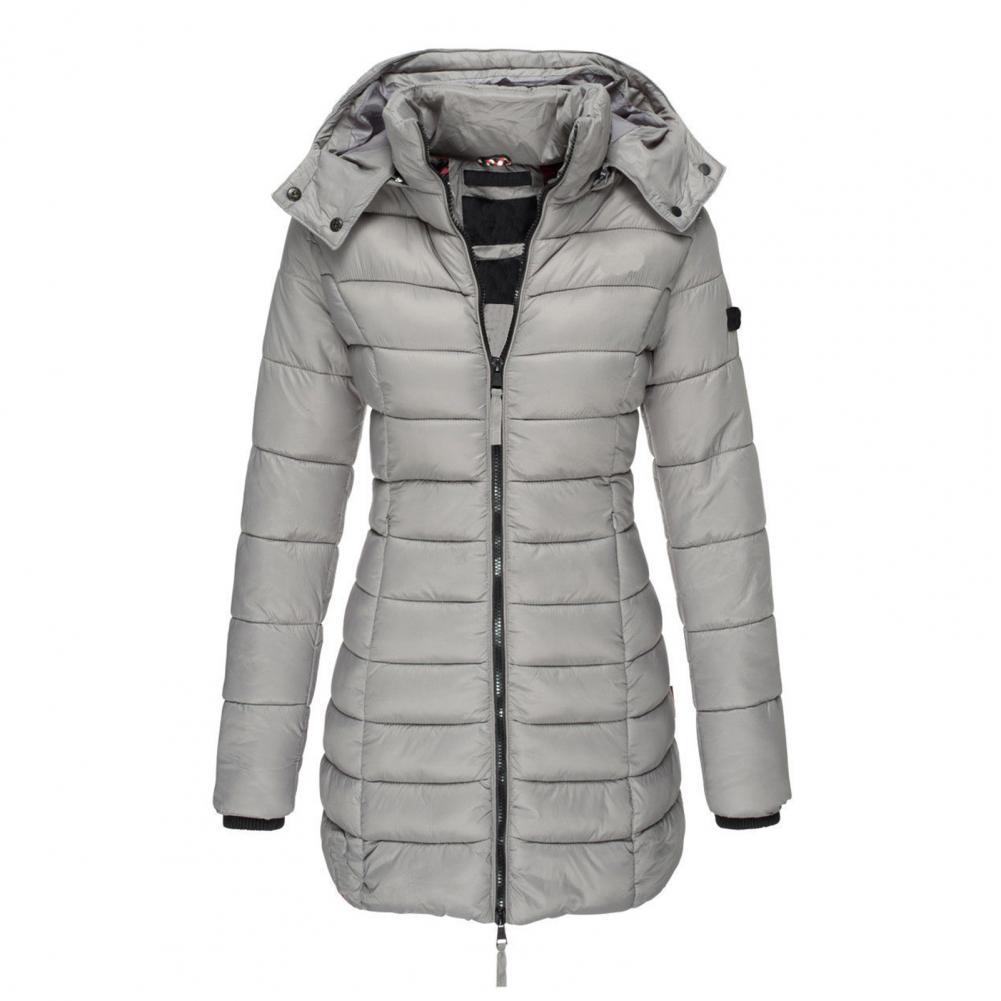 Minna | Women's Puffer Coat Hooded Quilted Windproof Warm Winter