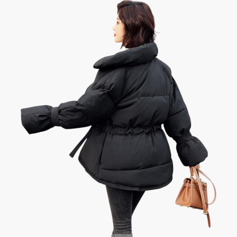 Leonie | Belted Hooded Puffer Jacket for Women