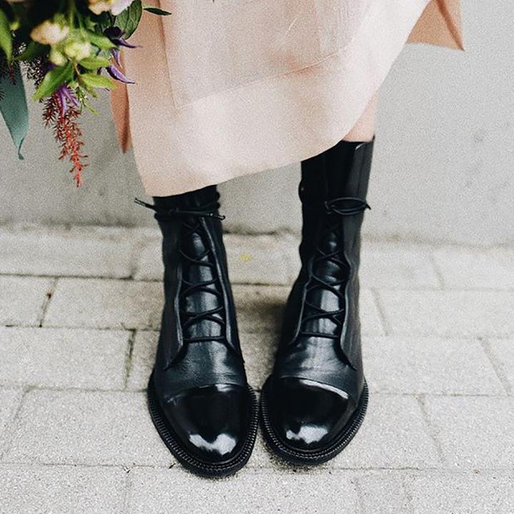 Lisa | Leather Boots Women Winter Fall Cushioned Casual Office Dinner Durable Versatile