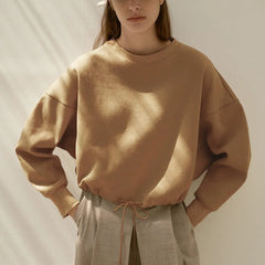 Christine Brewer Greer oversized women's hoodie, cozy sweatshirt with a relaxed fit, in soft fabric, shown in a stylish design.