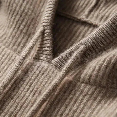 Women’s Claudia Cashmere Hoodie by Christine Brewer, featuring soft, cozy cashmere fabric and a relaxed fit.