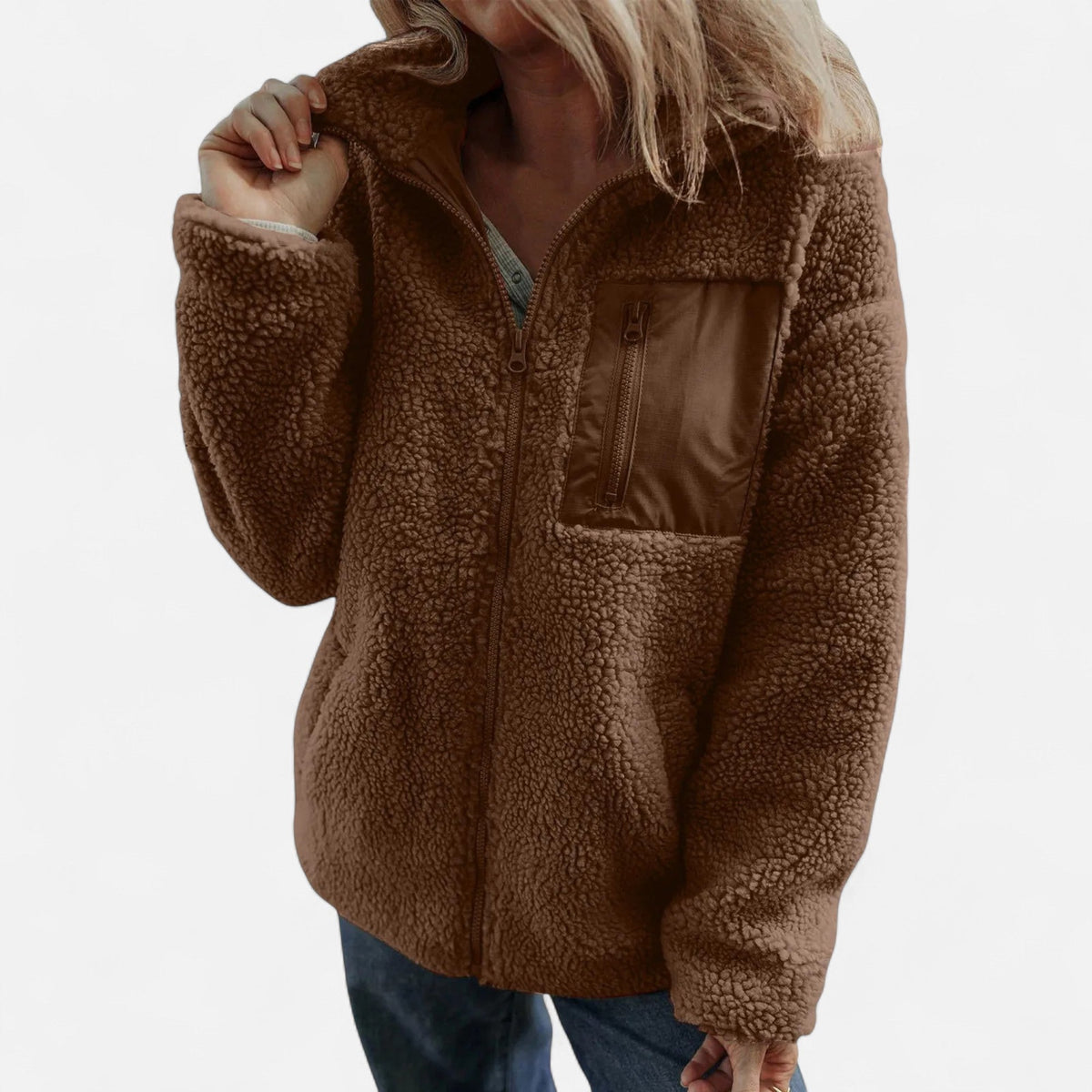 Eugenia | Fleece Teddy Coat for Women