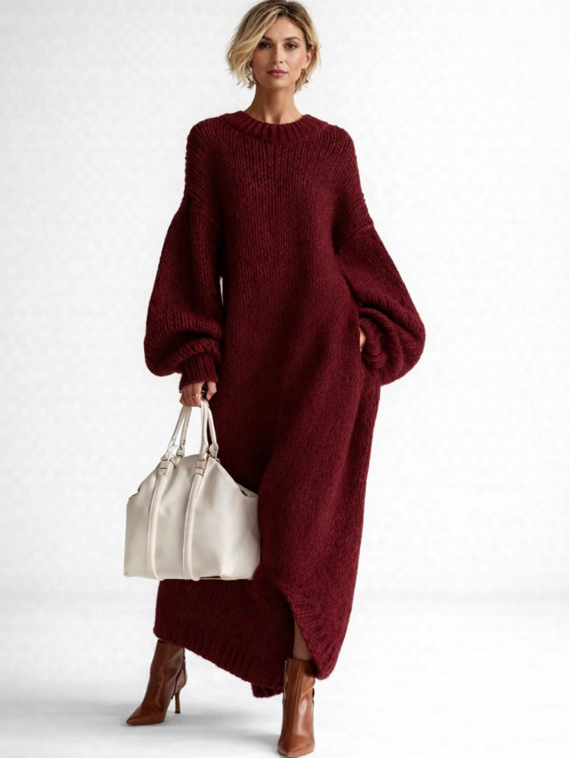Maude | Longline Oversized Sweater Dress for Women