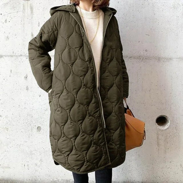 Julianne | Quilted Hooded Coat for Women