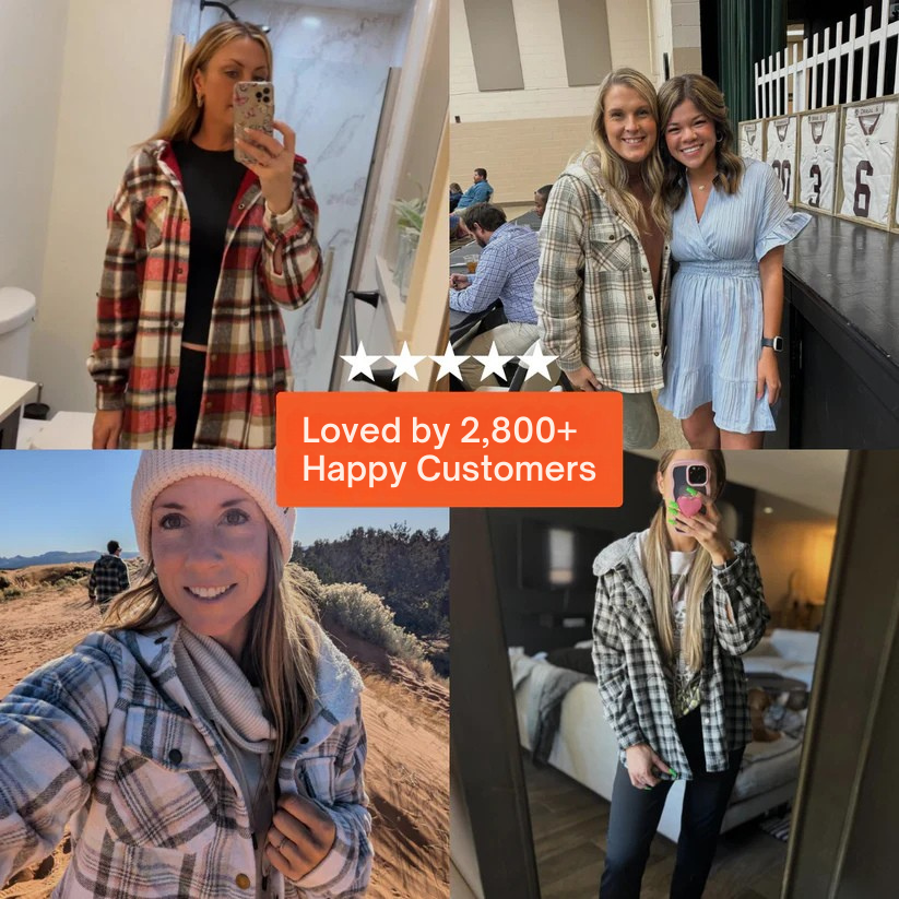Estella | Plaid Hooded Teddy Coat for Women