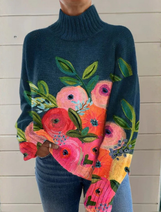Christine Brewer Meredith ribbed sweater for women, featuring a cozy knit design and a classic fit in soft, textured fabric.