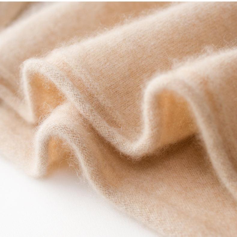 Christine Brewer Gabrielle cashmere turtleneck sweater for women, soft knit with a cozy high collar and fitted style.