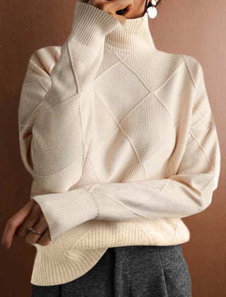 Christine Brewer Laura women's turtleneck sweater in soft knit, featuring a cozy fit and classic design.