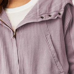 Christine Brewer Mia cropped hooded hoodie for women, featuring a stylish hood, cropped fit, and comfortable casual design.
