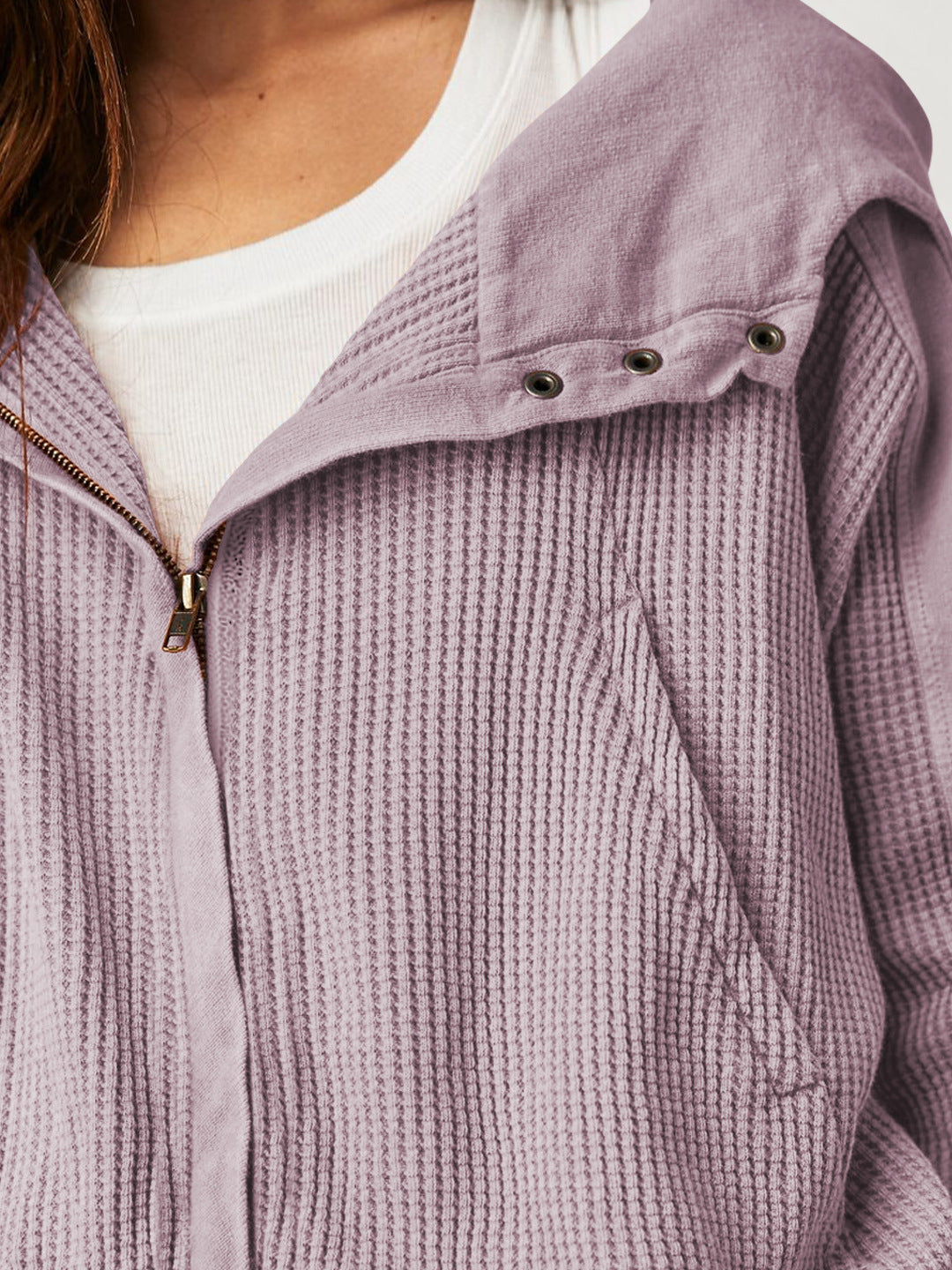 Christine Brewer Mia cropped hooded hoodie for women, featuring a stylish hood, cropped fit, and comfortable casual design.