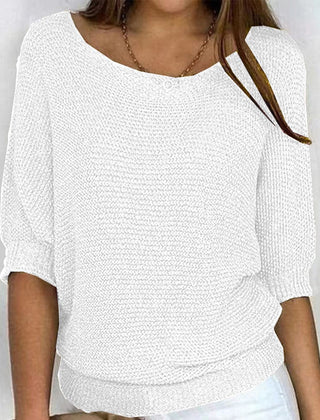 Diana knit sweater for women by Christine Brewer, featuring a cozy, textured design in soft fabric.