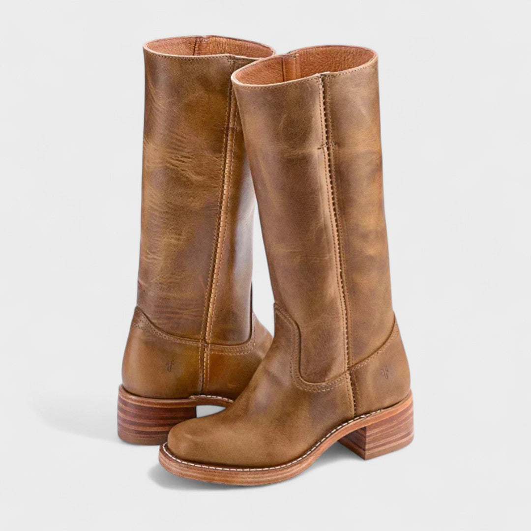 Sapphire | Riding Boots Knee High Boots Tall Boots Women Winter Fall Block Heel Equestrian