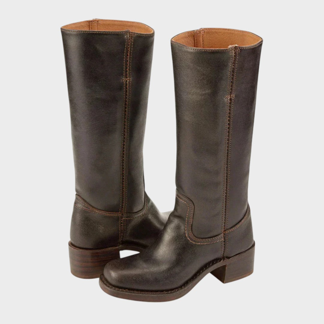 Sapphire | Riding Boots Knee High Boots Tall Boots Women Winter Fall Block Heel Equestrian