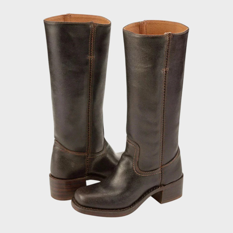 Sapphire | Riding Boots Knee High Boots Tall Boots Women Winter Fall Block Heel Equestrian