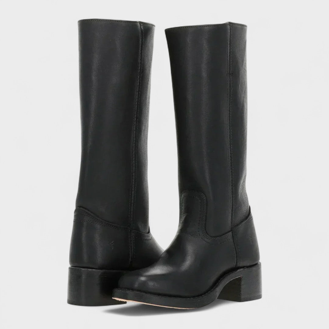 Sapphire | Riding Boots Knee High Boots Tall Boots Women Winter Fall Block Heel Equestrian