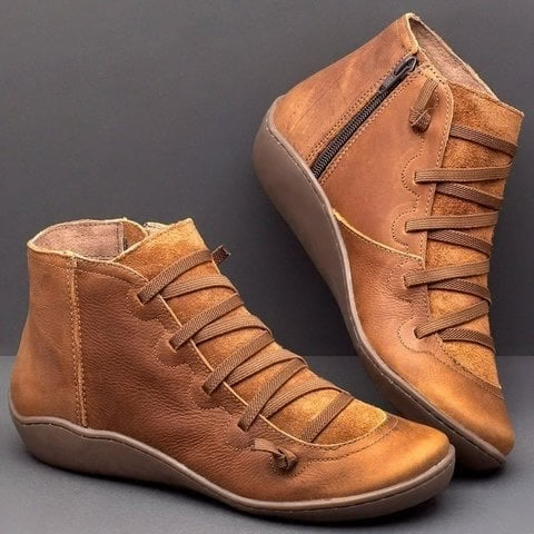 Evie | Boots, Women, Ankle Boots, Wedge, Slip On, Winter, Warm, Fall, Casual, Booties