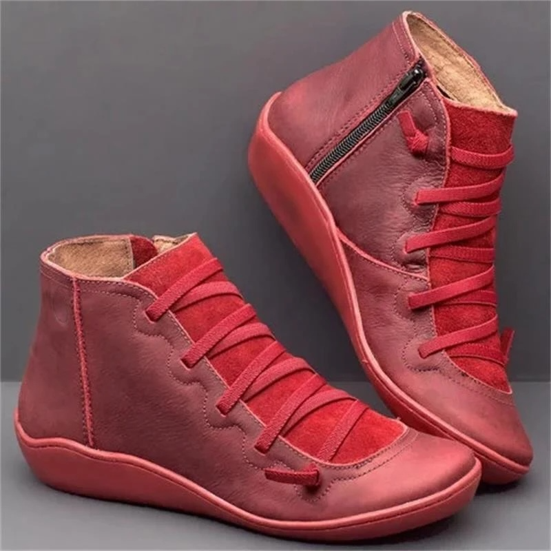 Evie | Boots, Women, Ankle Boots, Wedge, Slip On, Winter, Warm, Fall, Casual, Booties