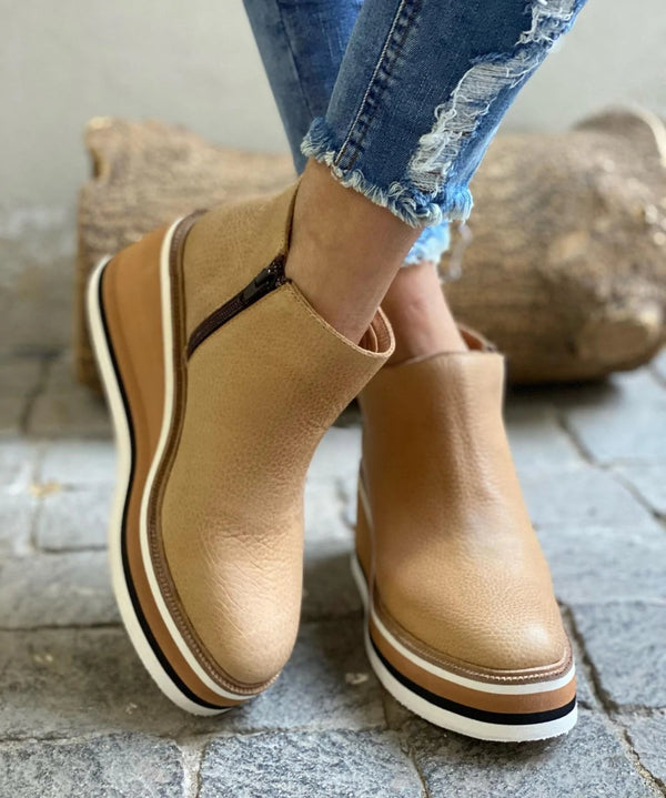 Jeanne | Waterproof Boots Ankle Boots Booties Women Winter Fall Warm Side Zip Zip Up
