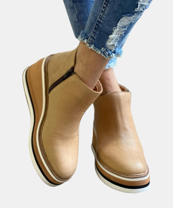 Brooklyn | Ankle Boots Booties Block Heel Women Cushioned Insole Work Office Casual Evening Fall