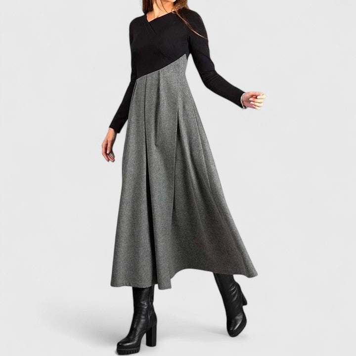 Revaline | Cocktail Dress Women Formal Party Evening Fitted Flowy Fall Winter Occasion