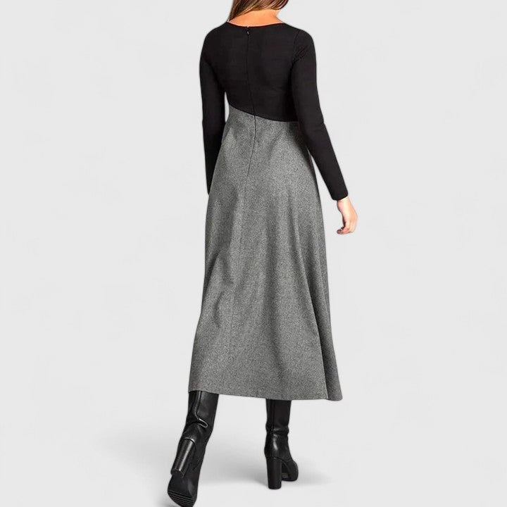 Revaline | Cocktail Dress Women Formal Party Evening Fitted Flowy Fall Winter Occasion
