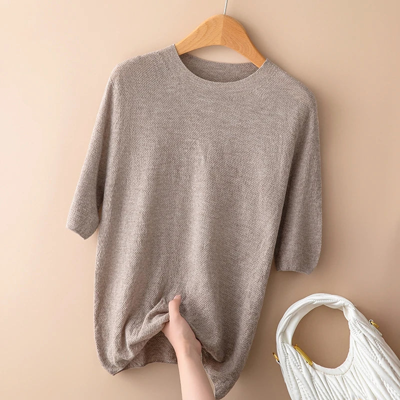 Christine Brewer Frankie wool sweater for women, cozy knit sweater in a stylish design, perfect for casual wear.