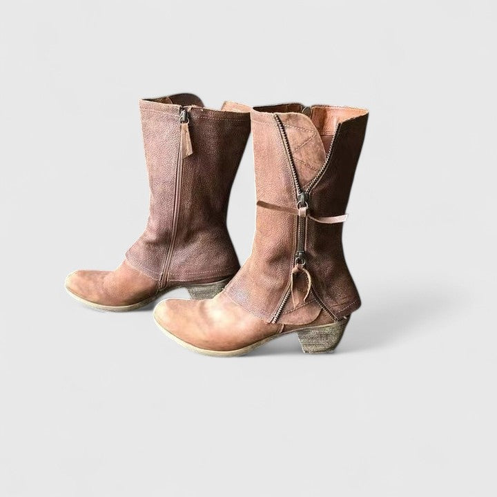 Elarisse | Cowboy Boots Western Boots Ankle Boots Women Winter Fall Casual Versatile Country