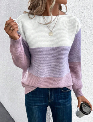 Wendy ombre sweater for women by Christine Brewer, featuring soft knit fabric in a stylish gradient design.