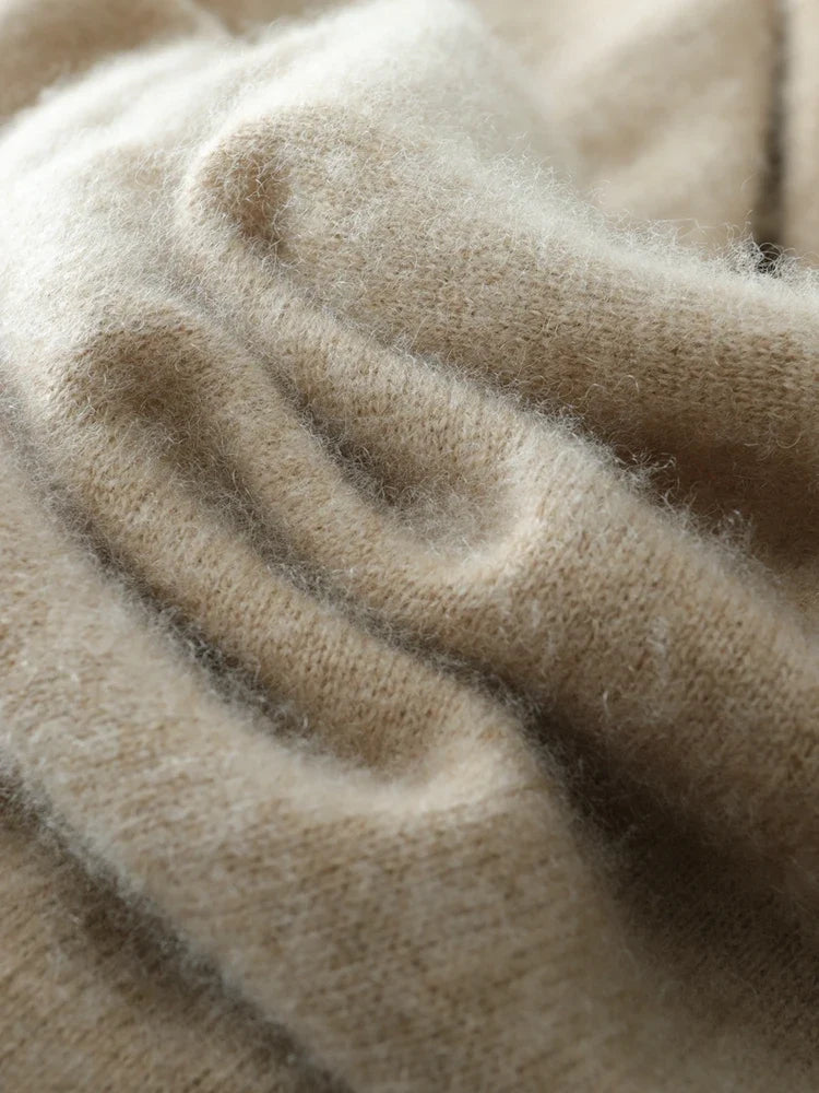 Helen cashmere sweater for women by Christine Brewer, shown in a cozy, soft-knit design with a classic fit and stylish neckline.