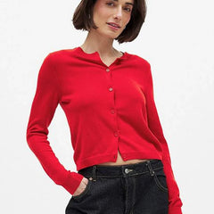 Women’s knit cardigan by Christine Brewer featuring a cozy, stylish Finley design in soft fabric, perfect for casual wear.