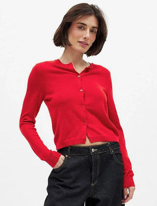 Women’s knit cardigan by Christine Brewer featuring a cozy, stylish Finley design in soft fabric, perfect for casual wear.
