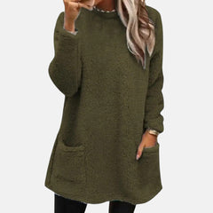 Christine Brewer Estelle knit sweater for women, featuring a cozy, textured knit design in a versatile, stylish fit.
