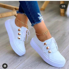 Christine Brewer Serena orthopedic round toe platform sneakers for women, designed for comfortable walking and stylish support.