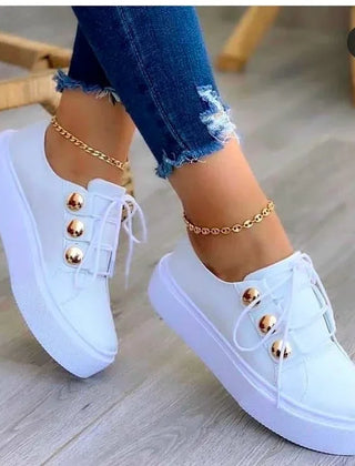 Christine Brewer Serena orthopedic round toe platform sneakers for women, designed for comfortable walking and stylish support.