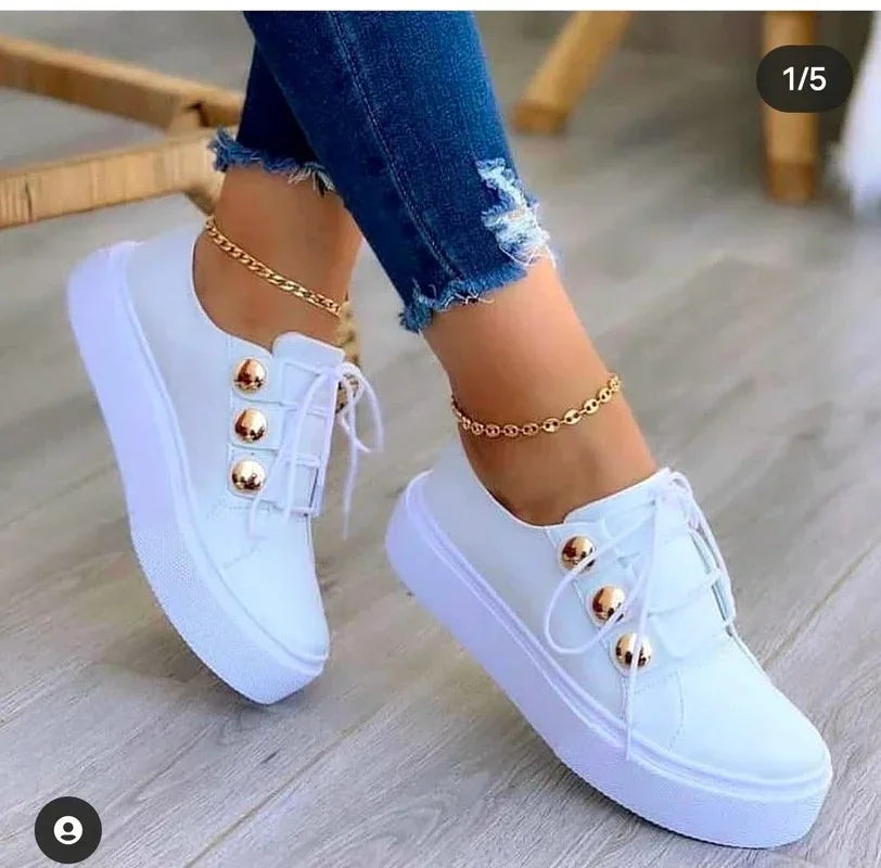 Christine Brewer Serena orthopedic round toe platform sneakers for women, designed for comfortable walking and stylish support.
