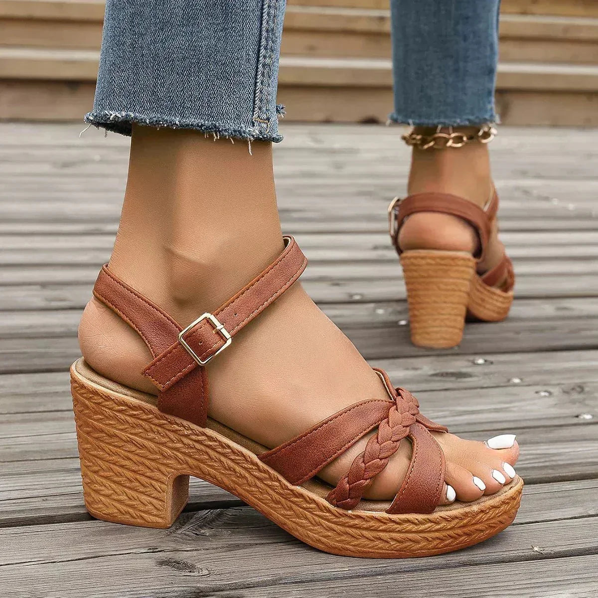 Nerina Christine Brewer orthopedic fashion sandals for women with comfortable, supportive design and stylish appearance.