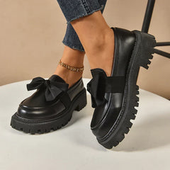 Black Christine Brewer Garisa platform shoes for women with orthopedic comfort and supportive walking design.