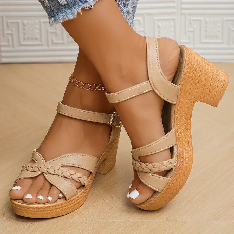 Nerina orthopedic fashion sandals for women by Christine Brewer, featuring comfortable design and stylish casual footwear.