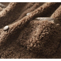 Emily glam faux fur coat for women by Christine Brewer, showcasing plush, luxurious fur with a stylish winter design.