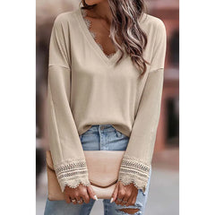Christine Brewer Hadley knit sweater for women, cozy and stylish, shown in a natural fit with textured knit fabric.