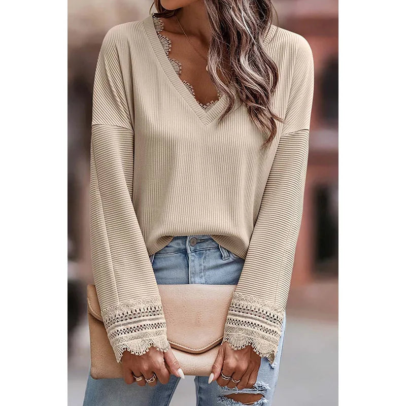 Christine Brewer Hadley knit sweater for women, cozy and stylish, shown in a natural fit with textured knit fabric.