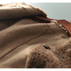 Glamorous faux fur coat for women from Christine Brewer's Emily collection, featuring plush texture and stylish design.